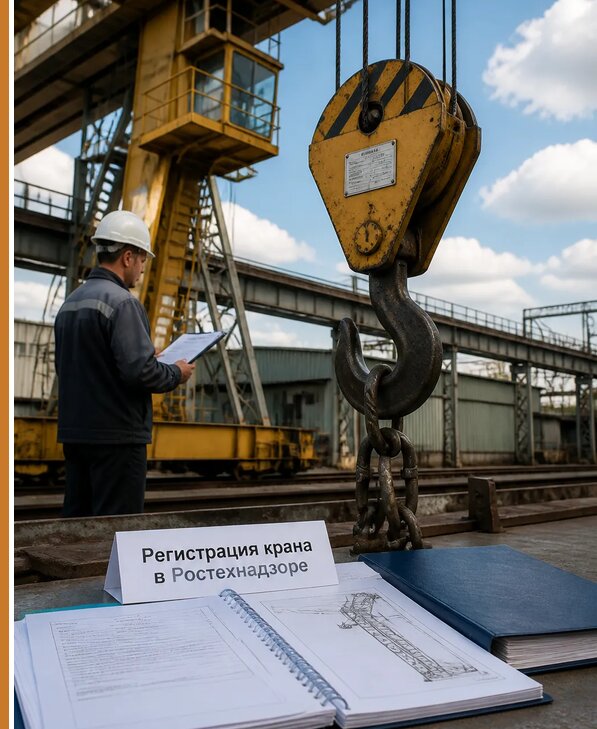 Регистрация крана в Ростехнадзоре в Югорске от 15317 р. | Авеста ОТиПБ